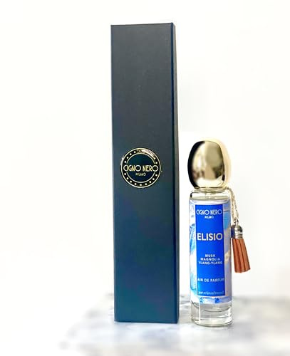 Cigno Nero Milano ELISIO – Eau de Parfum 30 ml – Damenparfüm – Frischer Blumenduft – Magnolie Ylang Ylang Gardenie