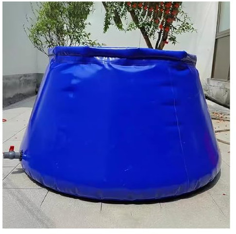 Tanques de vejiga de agua plegables,Tanque de agua plegable con grifo,Bolsa de agua de agua de lluvia flexible for extinción de incendios resistente a la sequía Construcción agrícola al aire libre Rie