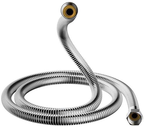 16mm (Outer)/10mm (Inner) Large Bore Shower Hose 1.5m, Low Water Pressure Boosting Shower Pipe, Anti-Kink and Leak-Proof Design (Gray)