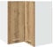 vidaXL Eck-Hängeschrank Lyon Artisan-Eiche 57x57x60 cm Holzwerkstoff