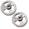 HEBEOT 2 pezzi per ingranaggi Toro 130-2349 e 2 pignoni 131-5399 per ruote 137-4843 (2 set)