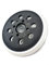 GisWell Plateau de ponçage professionnel 125 mm avec crochet et boucle pour Bosch PEX 300/400 AE, plateau de ponçage pour Bosch