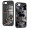 Phoona 2 packs Phone Case for iPhone 7/8 / SE 2020 / SE 2022 4,7'', Dog Pattern with Cute Clear Transparent Aesthetics Design Cover, Soft Shockproof Protective Funda for Women Girls, 01