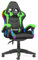 bigzzia Sedia Gaming con Luci RGB, Sedia Ergonomica Gaming con LED, Poltrona da Gioco con Poggiatesta e Supporto Lombare per Stanza dei Giochi, Adolescenti (Utilizzo di RGB, Verde)