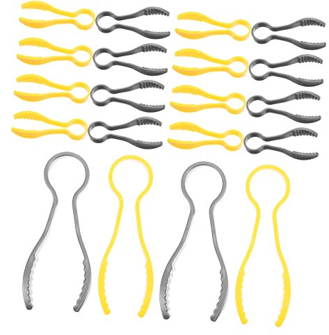 TOYANDONA 20 Stück Kunststoff Pinzetten Kinderpinzetten Kinderwerkzeuge Kinderexperimentierwerkzeuge Vorschulpinzetten Kinderbastelzangen Hilfsmittel Zur Entwicklung Früher