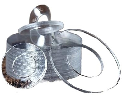 10–200 Stück M1,2–M28,4, weicher Kunststoff, PVC, transparent, isolierend, einfache Dichtung, Pad, Ring, Abstandshalter, flache Unterlegscheibe(M28.4x33.5x0.8(50pcs)