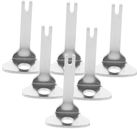 6pcs Fire Alarm Reset Key Iron Manual Call Point Button Tool | Emergency Switch and Fire Alarm Button, Portable Silver Piece Set, User Friendly Manual Reset Function