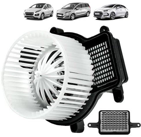 Ventilador aire acondicionado compatible para 3008, 5008, DS5 | CON RESISTENCIA AIRE ACONDICIONADO. Motor calefacción, ventilador, climatizador, soplador. 6441CP, 6441CQ