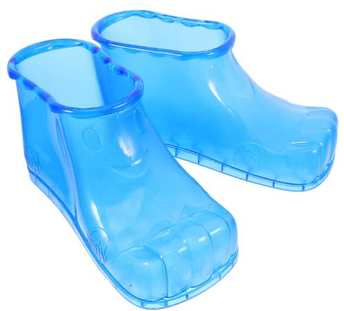 Uonlytech Fußbadewannen Schuhe Stiefel für Spa Fußbad Auslaufsicher Robust Tragbar Größe Klein Blau für Fußpflege und Entspannung Zuhause