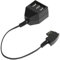 Vivanco TAE Dosenerweiterung für Telefone, Fax und Anrufbeantworter 0,2 m (TAE-F Stecker, 3-fach Dose N/F/F Kupplung) schwarz