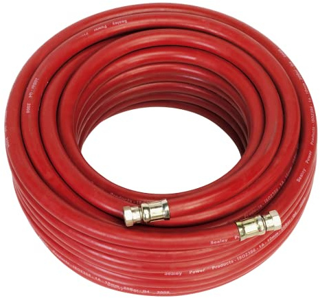 Sealey Air Hose 20m x Ø10mm with 1/4BSP Unions - AHC2038