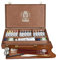 Schmincke - MUSSINI feinste Harz-Ölfarben Premium Holzkasten Ölmalerei, 15 x 35 ml Set, 70 615 097, Zubehör: Weiß 150 ml, Terpin, Palettstecker, 3 Davinci Pinsel, Palettmesser, etc.