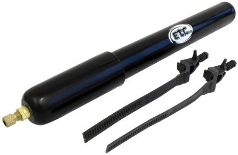 ETC Pump EPU100 12 Inch SV/PV Mountain Bike Plastic with Clips , Black