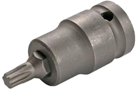 SW-Stahl 05364L Kraft-Bit-Einsatz 1/2 Zoll T40 x 53 mm Impact-Bit | Schlagschrauberfest aus Sonderstahl - T-Profil Steckschlüssel Kurz - brüniert - für Ford Bremssattelschrauben