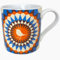 bright stem Mug Porcelain Cup Vintage Style Robin Design Coffee/Tea