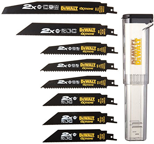 DeWalt DT2443L-QZ Lames pour Scie Sabres, Coffret de 8
