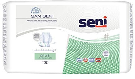 Seni Windel - Inkontinenzeinlage, 90 Stück, Einweg, Urinschutz, Stuhlschutz, Unisex-Erwachsene, 150 - 225 g