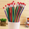 Xshelley 50 Stück bunte 18 cm weiche flexible biegsame Bleistifte Magic Bend Kinder Schule Spaß Ausrüstung