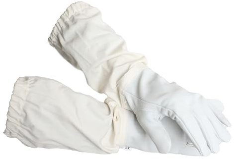 FOREST BEEKEEPING SUPPLY Le Moyen De Gant En Cuir Apiculteur