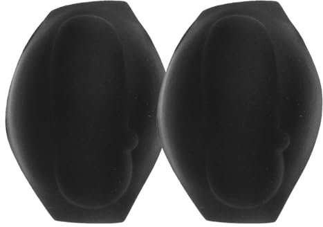 Agoky 2Pcs Männer Penis Vergrößern Bulge Pouch Beutel Schwamm Einlage Schutz gegen Stoßen Abnehmbare Unterhose Slip Innen Pads Schoner Schwarz 2er One Size