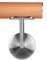 Buche leicht gedämpft Holzhandlauf Ø 42,4 mm Wandhandlauf 300 cm 3 Halter flach