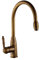 WPHH Grifo De Cocina Abatible, Grifo De Fregadero De Cocina De Una Manija Antigua, Grifo Mezclador De Cocina Giratorio De 360 Grados De Latón para Agua Fría Y Caliente