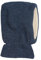 Bio Baby und Kinder Schalmütze 100% Bio-Baumwolle (kbA) und Schurwolle, Jeans, 50/52