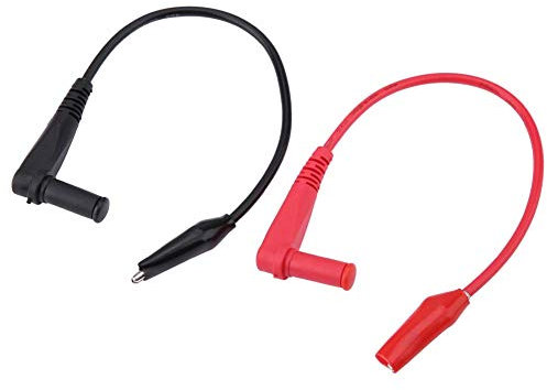Test Lead, 1Pair 18cm Crocodile Clip Testing Cable, Digital Multimeter Tester, Testing Accessories for Multimeter Resistor Capacitor