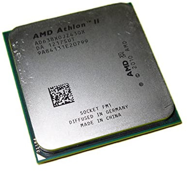 Hegem Processeur AMD Athlon II X4 638 2,7 GHz Quad-Core CPU AD638XOJZ43GX Socket FM1 Pas DE Ventilateur