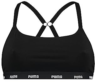 PUMA Damen Cross-back Bralette, Schwarz, L EU