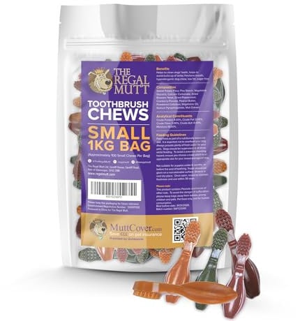The Regal Mutt - Toothbrush Chews - Small - 1kg Bag