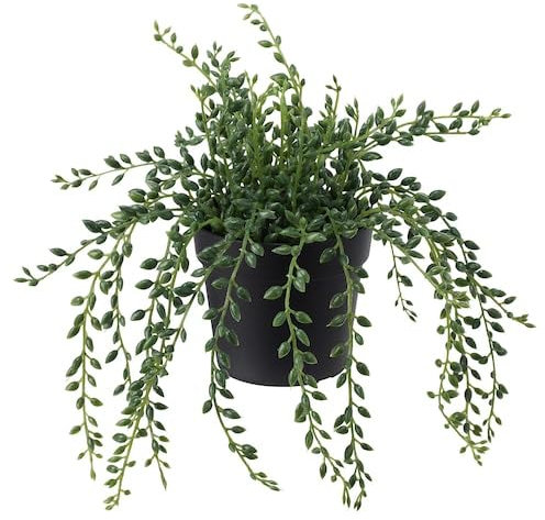 Artificial potted plant, in/outdoor String of beads, 9 cm + Free finchley pen (9 cm, 5)