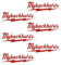 6 Stück Hard Hat Stickers My Back Hurts, Aufkleber Mechaniker für Werkzeugkasten, Warnaufkleber Rote für Schutzhelm, Hutschachtel, Werkzeugkasten, Wasserflaschen, Schweißhelm, Laptop-Box