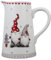 BESTonZON Pichet De Noël Pichet À Boisson En Céramique De Pichet De Service Festif Motif Gnome Pichet À Lait Bouilloire À Eau Froide Carafe Avec Poignée Pour Cocktails Eau Jus