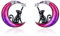 POPLYKE Bunte Katze Ohrstecker für Damen 925 Sterling Silber Katze Ohrringe für Mädchen Tier Schmuck Geschenke