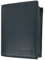 MOKIES Leder Geldbörse Herren - extra stabile Doppelnaht - Hochformat mit 9 Fächer - RFID - Portmonee für Männer - Brieftasche Geldbeutel Wallet (G306 Navy)