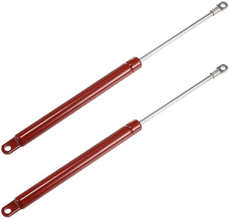 QUARKZMAN 2 Pièces 12 Pouces 10 lb/45N Vérins à Gaz Rouge Supports de Levage Universels pour Fenêtre de Camping-Car, Voiture, Camion, Bateau, Porte d'Armoire