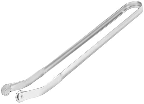 NICEIN®Pince Cuisine Silicone,Pince Grill Up sans BPA,Pince Cuisine de Qualité,Pince Alimentaire Résistantes à la Chaleur,Pince à Barbecue Faciles à Nettoyer,Adapté Lavage au Lave Vaisselle (argent)