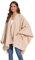 colornival Damen Vorderseitig Offener Schal mit Taschen Weiche Strickjacke für Frühling, Herbst und Winter (Beige)