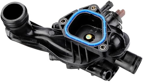 GEARLEADER Engine Coolant Thermostat Coolant Thermostats Housing with Sensor 11537534521 For Mini Cooper R55 R56 R57 2007-2013 1336Z6