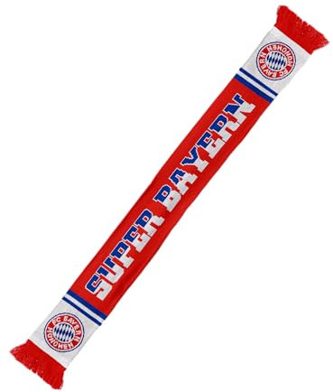 FC Bayern München I Schal I Fanschal I Stadionschal I Super Bayern I Rot