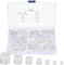 165 Pezzi Dado Cieco a Calotta Set, Dadi Ciechi, M3/M4/M5/M6/M8/M10/M12 Dadi a Cupola Esagonali per Viti, Dado Testa Chiusa nylon, Dado a Cupola Copri Bulloni