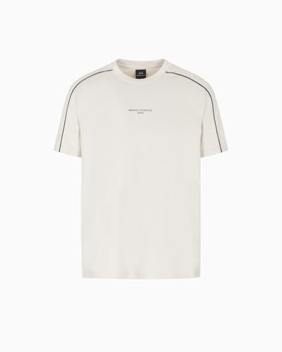Armani Exchange Herren Short Sleeve Round Collar Front Logo T-Shirt (1er Pack)