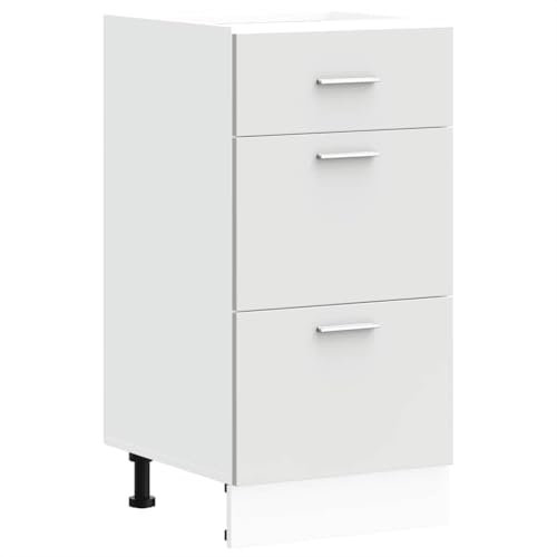 vidaXL Unterschrank Lyon Weiß 40x46x81,5 cm Holzwerkstoff