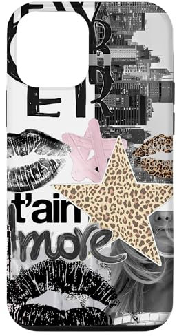 Leopard Star Disco Ball New Yorker Coquette Collage Case for iPhone 12 mini