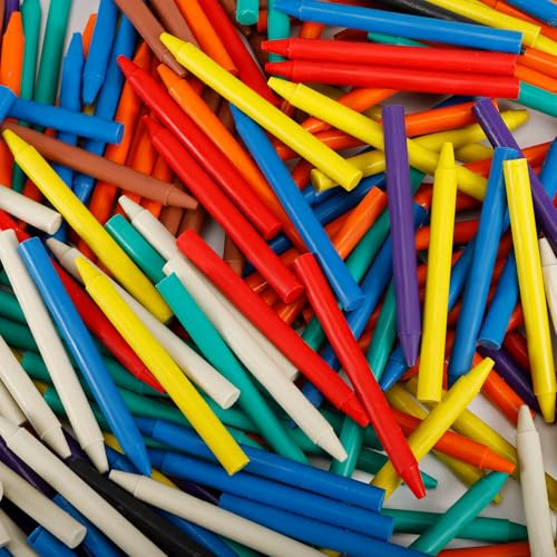 Tczecoo 270 Stück Wachsmalstifte Kinder, Professionelle Wachsmalstifte | Lose Wachsmalkreiden, Wachsmalstiften, Malstifte Kinde, Mitgebsel für Kindergeburtstag Malzubehör, 9 Farben