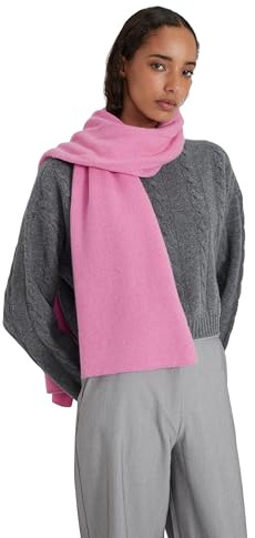 Style & Republic Damen Kaschmir Schal aus 100% Cashmere - dein kuscheliger Premium Strick-Schal für stilvolle Herbst- & Winter-Momente, ideale Größe 52 cm x 172 cm