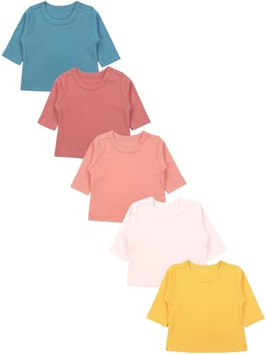 TupTam Baby Mädchen Langarmshirt 5er Set