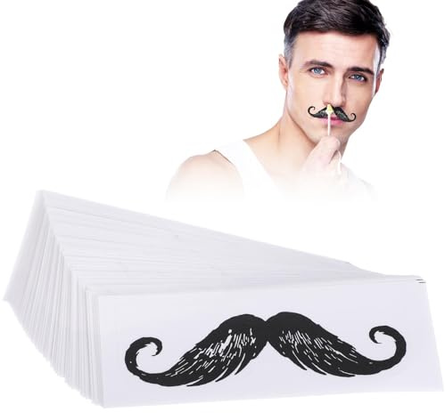 IMUSINICE Nose Hair Wax Kit with 50Pcs Black Waxing Stickers for Effective Nose Hair Removal and Moustache Wax Protector for Facial Grooming