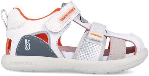 Biomecanics Bioevolution Jungen Sandalen 262231 Casual Boy, Weiß B050, 34 EU